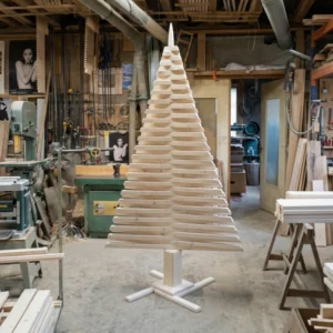 Sapin de Noël en Bois Artisanal - Le Sapin Majestueux – 2m50 -