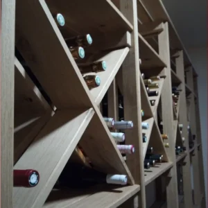 Meuble de Cave et Cellier en Chêne Massif - Sur-Mesure