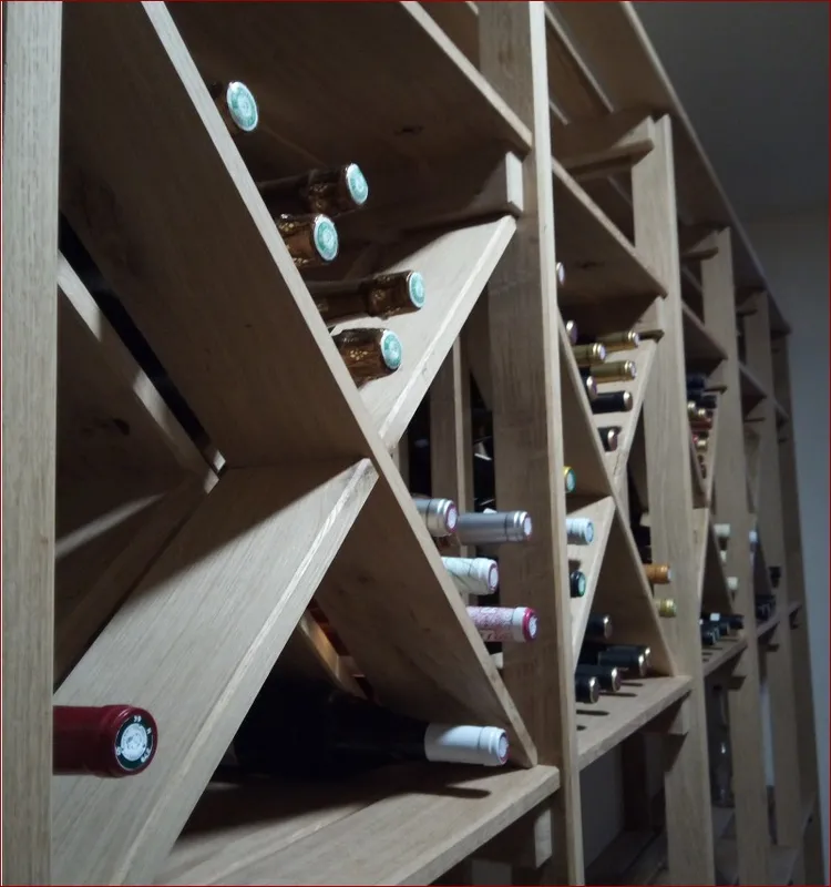 Meuble de Cave et Cellier en Chêne Massif - Sur-Mesure